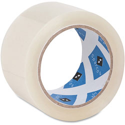 Sparco Packaging Tape Roll, 3 in Core, 3.0 mil, 2 inx55 Yds, 6PK/CT, CL