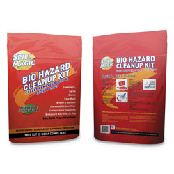 Spill Magic™ Biohazard Spill CleanUp, 3/4 in x 6 in x 9 in