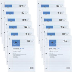 Sparco Filler Paper, College-Ruled, 16lb., 10-1/2 in x 8 in, 1800 sheet-pack