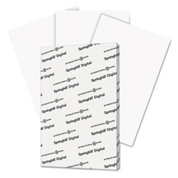 Springhill Digital Index White Card Stock, 92 Bright, 110lb, 11 x 17, White, 250/Pack