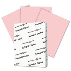 Springhill Digital Vellum Bristol Color Cover, 67lb, 8.5 x 11, Pink, 250/Pack