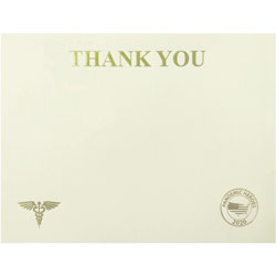 St. James Certificate, Thank You, 8-1/2 inWx11 inLx3/10 inH, 25/Pk, Ivory