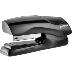 Stanley Bostitch Antimicrobial Flat Clinch Stapler, 40 Sheets, Full Strip - 40 Sheets Capacity - 210 Staple Capacity - Full Strip - Black