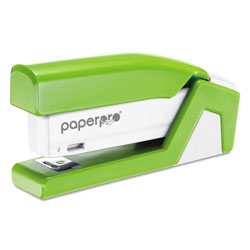 Stanley Bostitch InJoy Spring-Powered Compact Stapler, 20-Sheet Capacity, Green