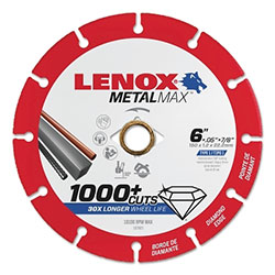 Stanley Bostitch MetalMax™ Cut-Off Wheel, 6 in, 7/8 in Arbor, Steel/Diamond