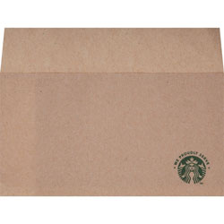 Starbucks Branded Napkins, Tan, Fiber, Absorbent, Eco-friendly, For Beverage, 6000/Carton