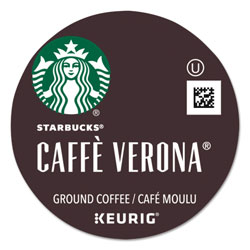 Starbucks Caffe Verona Coffee K-Cups Pack, 24/Box, 4 Boxes/Carton