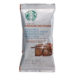 Starbucks Coffee, Pike Place Decaf, 2 1/2 oz Packet, 18/Box