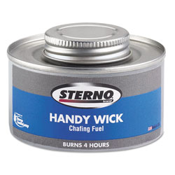 Sterno Handy Wick Chafing Fuel, Can, Methanol, Four-Hour Burn, 24/Carton