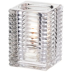 Sterno Kelly Flameless Candle Holder, Clear