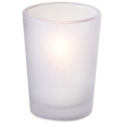 Sterno Luna Flameless Candle Holder, Frost