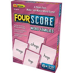Teacher Created Resources Four Score Word Card Game - Matching - 3 to 20 Players