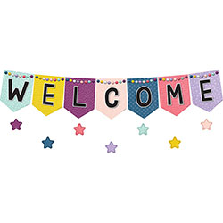 Teacher Created Resources Happy Day Pennant Welcome Set - 1 Set