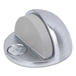 Tell® Low Dome Floor Stop, 1.75 in Diameter x 1.5 inh, Satin Chrome