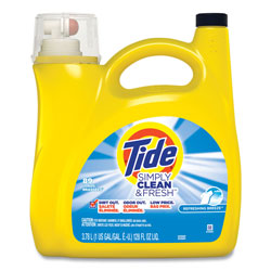 Tide Simply Clean and Fresh Laundry Detergent, Refreshing Breeze, 138 oz Bottle