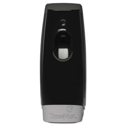 Timemist Settings Metered Air Freshener Dispenser, 3.5 in x 3.5 in x 8.25 in, Black, 6/Carton