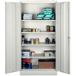 Tennsco Standard Storage Cabinet, 36 inx18 inx72 in, Gray