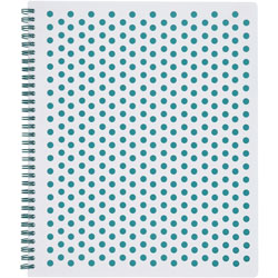 TOPS Notebook, College Rule, 9-1/2 inWx11-1/10 inLx1/2 inH, Teal