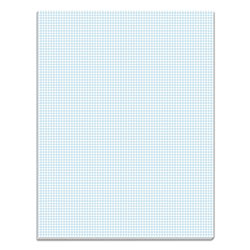 TOPS Quadrille Pads, Quadrille Rule (8 sq/in), 50 White 8.5 x 11 Sheets