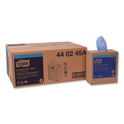 Tork Industrial Paper Wiper, 4-Ply, 8.54 x 16.5, Blue, 90 Towels/Box, 10 Box/Carton