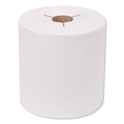 Tork Universal Hand Towel Roll, Notched, 8" x 800 ft, White, 6 Rolls/Carton (TRK8031900)