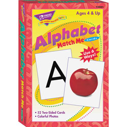 Trend Enterprises Alphabet Match Me Flash Cards, for Ages 6 And Up