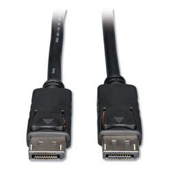 Tripp Lite DisplayPort Cable with Latches (M/M), 4K x 2K 3840 x 2160 @ 60Hz, 3 ft.