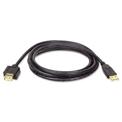 Tripp Lite USB 2.0 A Extension Cable (M/F), 6 ft., Black