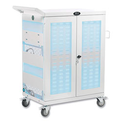Tripp Lite UV Sterilization and Charging Cart, For 32 Devices, 34.8 x 21.6 x 42.3, White