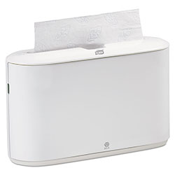 Tork Countertop Towel Dispenser, White, Plastic, 14.76 in x 6.69 in x 10.43 in