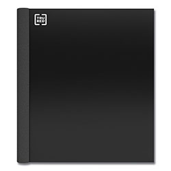 TRU RED™ Three-Subject Notebook, Twin-Wire, Medium/College Rule, Black Cover, (150) 11 x 8.5 Sheets