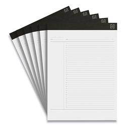 TRU RED™ Notepads, Project Planner Format Ruled, White Sheets, 8.5 x 11.75, 50 Sheets, 6/Pack