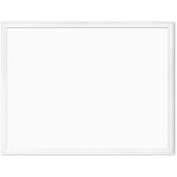 U Brands Magnetic Dry Erase Board - 30 in (2.5 ft) Width x 40 in (3.3 ft) Height - White Painted Steel Surface - White Wood Frame