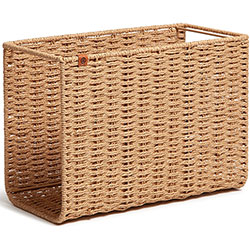 U Brands Woven File Basket - Brown