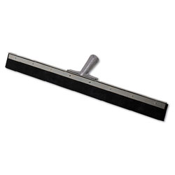 Unger Aquadozer Eco Floor Squeegee,18 Inch Black Rubber Blade, Straight