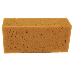 Unger Fixi-Clamp Sponge, 3.75 in x 8.5 in x 2.75 in Thick, Yellow