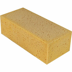 Unger Open Cellulose Sponge, 10/Carton, Cellulose, Foam, Yellow