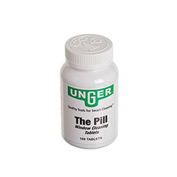Unger Pill Window Cleaning Tablets, 100/Bottle, 12/Carton