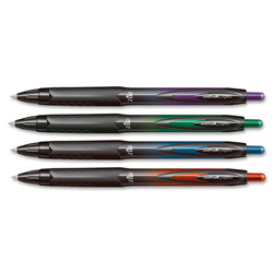 Uni-Ball 207 BLX Series Gel Pen, .7mm, Assorted, 4/Pack