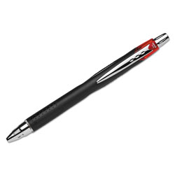 Uni-Ball Jetstream Retractable Ballpoint Pen, Bold 1mm, Red Ink, Black Barrel (UBC73834)