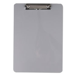 Universal Aluminum Clipboard with Low Profile Clip, 0.5 in Clip Capacity, Holds 8.5 x 11 Sheets, Aluminum