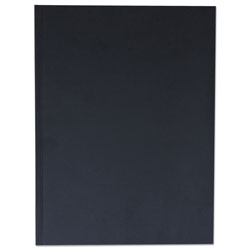 Universal Casebound Hardcover Notebook, 1-Subject, Wide/Legal Rule, Black Cover, (150) 10.25 x 7.63 Sheets