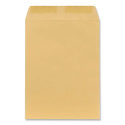 Universal Catalog Envelope, 28 lb Bond Weight Kraft, #10 1/2, Square Flap, Gummed Closure, 9 x 12, Brown Kraft, 100/Box