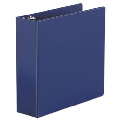 Universal Economy Non-View Round Ring Binder, 3 Rings, 3 in Capacity, 11 x 8.5, Royal Blue