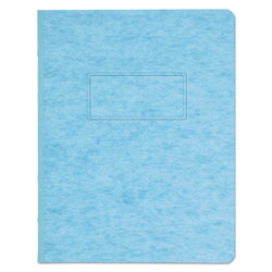 Universal Pressboard Report Cover, Two-Piece Prong Fastener, 3" Capacity, 8.5 x 11, Light Blue/Light Blue (UNV80572)