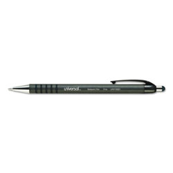 Universal Ballpoint Pen, Retractable, Fine 0.7 mm, Blue Ink, Blue Barrel, Dozen (UNV15521)