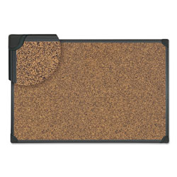 Universal Tech Cork Board, 48 x 36, Cork Surface, Black Aluminum Frame (UNV43023)