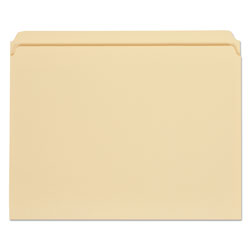 Universal Top Tab File Folders, Straight Tabs, Letter Size, 0.75 in Expansion, Manila, 100/Box