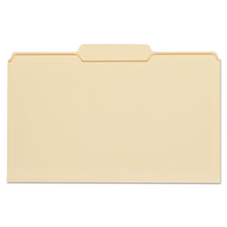 Universal Top Tab File Folders, 1/3-Cut Tabs: Center Position, Legal Size, 0.75" Expansion, Manila, 100/Box (UNV15122)