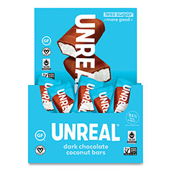 Unreal® Dark Chocolate Coconut Bars, 0.53 oz, Individually Wrapped, 40/Pack